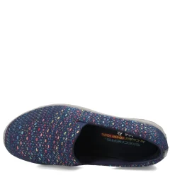 Skechers Slip-On Shoes|Women's , Relaxed Fit: Reggae Fest - Wicker Slip-On - Wide Width Navy
