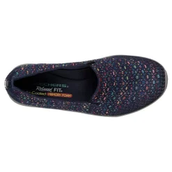 Skechers Slip-On Shoes|Women's , Relaxed Fit: Reggae Fest - Wicker Slip-On Navy