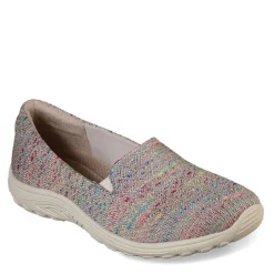 Skechers Slip-On Shoes|Women's , Relaxed Fit: Reggae Fest - Wicker Slip-On Taupe