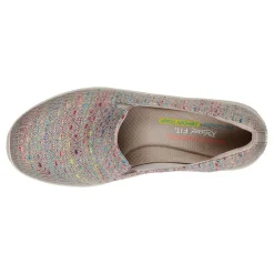 Skechers Slip-On Shoes|Women's , Relaxed Fit: Reggae Fest - Wicker Slip-On Taupe