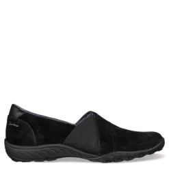 Skechers Loafers|Women's , Relaxed Fit: Breathe-Easy - Kindred Slip-On Black/Black