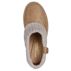 Skechers Clogs & Mules|Women's , Relaxed Fit: Easy Going - Warm Duet Clog Tan