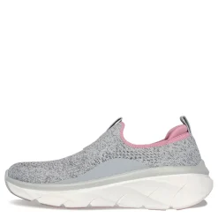 Skechers Sneakers & Athletic|Women's , Relaxed Fit: D'Lux Walker 2.0 - Bold State Sneaker Grey Pink