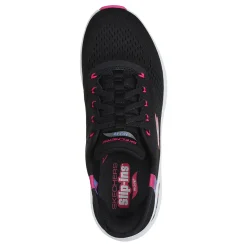 Skechers Slip-On Shoes|Women's , Slip-ins: Arch Fit 2.0 - Easy Chic Sneaker Black/Hot Pink