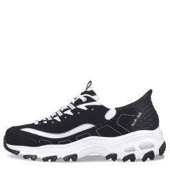 Skechers Sneakers & Athletic|Women's , Slip-ins: D'Lites - New Classic Sneaker Black Wht