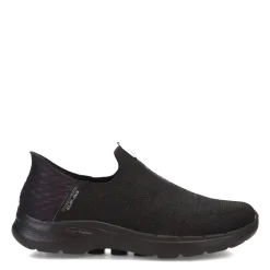 Skechers Sneakers & Athletic|Women's , Slip-ins: GO WALK 6 - Fabulous View Sneaker - Wide Width Black