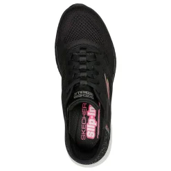 Skechers Sneakers & Athletic|Women's , Slip-ins: GO WALK 6 - Vivid Idea Walking Shoe Black Pink