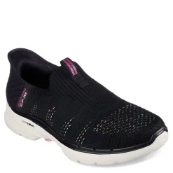 Skechers Sneakers & Athletic|Women's , Slip-ins: GO WALK 6 - Valentina Sneaker Black