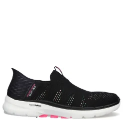 Skechers Sneakers & Athletic|Women's , Slip-ins: GO WALK 6 - Valentina Sneaker Black