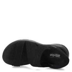 Skechers Sandals|Women's , Slip-ins: GO WALK Flex Sandal - Enticing Sandal Black/Black