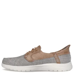 Skechers Sneakers & Athletic|Women's , Slip-ins: On-the-GO Flex - Coastal Sky Boat Shoe Taupe