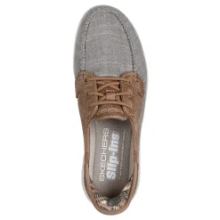 Skechers Sneakers & Athletic|Women's , Slip-ins: On-the-GO Flex - Coastal Sky Boat Shoe Taupe
