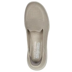 Skechers Loafers|Women's , Slip-ins: On-the-GO Flex - Serene Slip-On Taupe