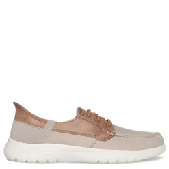 Skechers Boat Shoes|Women's , Slip-ins: On-the-GO Flex - Palmilla Slip-On Taupe