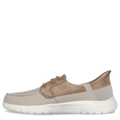 Skechers Boat Shoes|Women's , Slip-ins: On-the-GO Flex - Palmilla Slip-On Taupe
