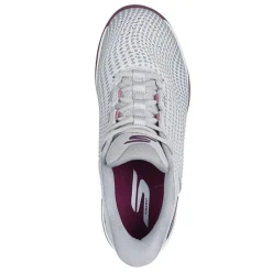 Skechers Slip-On Shoes|Women's , Slip-ins Relaxed Fit: Viper Court Reload Pickleball Shoe Grey/Purple