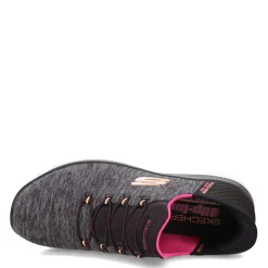 Skechers Slip-On Shoes|Women's , Slip-ins Summits Dazzling Haze Sneaker - Wide Width Black Multi