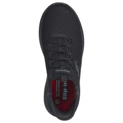 Skechers Work Sneakers & Athletic|Women's Skechers, Slip-ins Work: Summits SR - Enslee Sneaker - Wide Width Black/Black