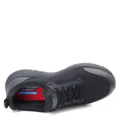 Skechers Work Work & Safety|Women's Skechers, Squad SR Work Shoe - Wide Width Black