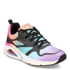 Skechers Sneakers & Athletic|Women's Street, Tres-Air Uno - Hazey Sunset Sneaker Black Multi