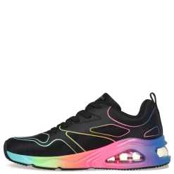 Skechers Sneakers & Athletic|Women's Street, Tres-Air Uno - Rainbow Roads Sneaker Black Multi