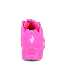 Skechers Sneakers & Athletic|Women's Street, Uno - Neon Nights Sneaker Hot Pink
