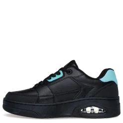 Skechers Sneakers & Athletic|Women's Street, Uno Court - Courted Style Sneaker Black Turquoise