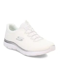Skechers Sneakers & Athletic|Women's , Summits - Cool Classic Sneaker White Silver
