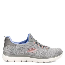 Skechers Sneakers & Athletic|Women's , Summits - Quick Getaway Sneaker Grey Blue