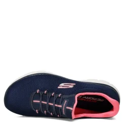 Skechers Sneakers & Athletic|Women's , Summits - Cool Classic Sneaker Navy / Pink