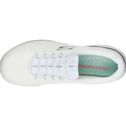 Skechers Sneakers & Athletic|Women's , Summits - Cool Classic Sneaker - Wide Width White Silver