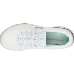 Skechers Sneakers & Athletic|Women's , Summits - Cool Classic Sneaker - Wide Width White Silver
