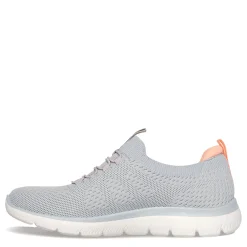 Skechers Sneakers & Athletic|Women's , Summits - Top Player Sneaker - Wide Width Gray