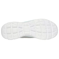 Skechers Sneakers & Athletic|Women's , Summits - Artistry Chic Sneaker Grey Light Blue