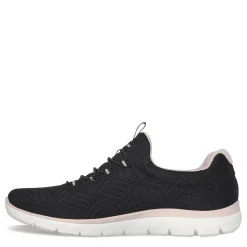 Skechers Sneakers & Athletic|Women's , Summits - Artistry Chic Sneaker Black Pink
