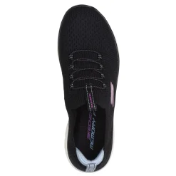 Skechers Slip-On Shoes|Women's , Summits - Top Player Sneaker Black Multi