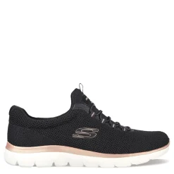 Skechers Sneakers & Athletic|Women's , Summits - Cool Classic Sneaker Black Rose Gold