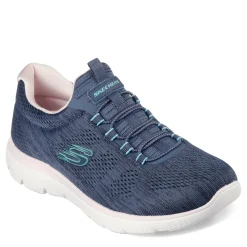 Skechers Sneakers & Athletic|Women's , Summits - Fun Flair Sneaker Navy Multi