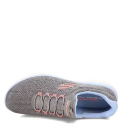 Skechers Sneakers & Athletic|Women's , Summits - Fun Flair Sneaker - Wide Width Grey Multi