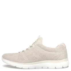 Skechers Sneakers & Athletic|Women's , Summits - Fun Flair Sneaker Taupe / Light Pink