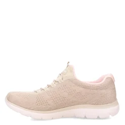 Skechers Sneakers & Athletic|Women's , Summits - Fun Flair Sneaker - Wide Width Taupe