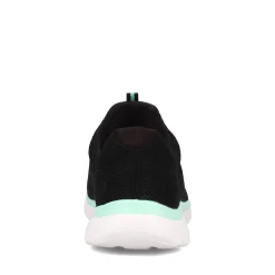 Skechers Sneakers & Athletic|Women's , Summits - Cool Classic Sneaker - Wide Width Black Turquoise