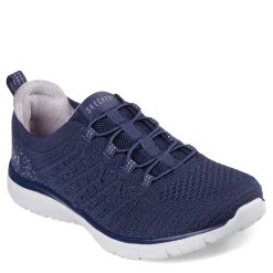 Skechers Slip-On Shoes|Women's , Virtue - Show Runner Sneaker - Wide Width Navy