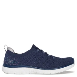 Skechers Slip-On Shoes|Women's , Virtue - Show Runner Sneaker - Wide Width Navy