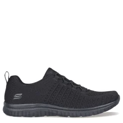 Skechers Sneakers & Athletic|Women's , Virtue Sneaker - Wide Width Solid Black