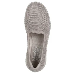 Skechers Slip-On Shoes|Women's , Wilshire Blvd - Fashion Figure Slip-On Taupe