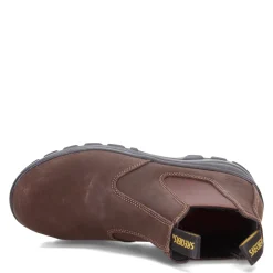 Skechers Work Boots|Women's Skechers, Workshire - Jannit Comp Toe Work Boot Brown