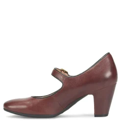 Sofft Pumps & Heels|Women's , Leslie Pump Bourbon Red