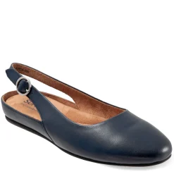 Soft Walk Flats|Women's , Sandy Flat Navy