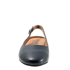 Soft Walk Flats|Women's , Sandy Flat Navy